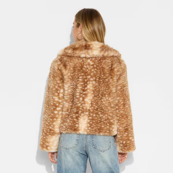 Fawn Fur Jacket
