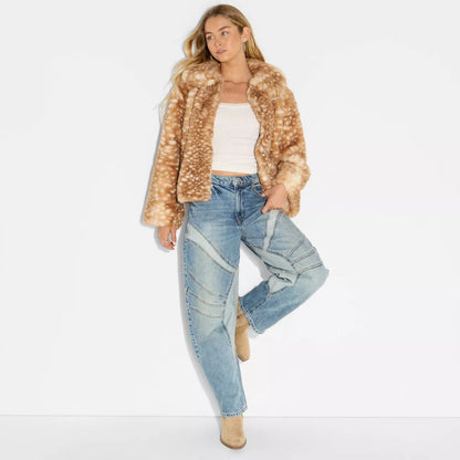 Fawn Fur Jacket