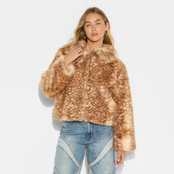Fawn Fur Jacket