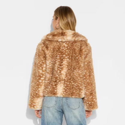 Fawn Fur Jacket